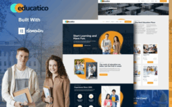 Educatico – Education School & Online Courses Elementor Template Kit