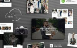 Esthetic – Wedding Photography Elementor Template Kit