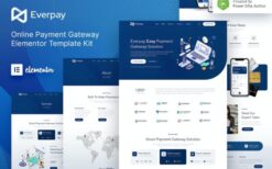 Everpay – Online Payment Gateway & Fintech Elementor Template Kit