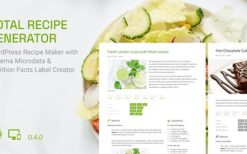 Total Recipe Generator v0.7.0 WordPress Recipe Maker with Schema and Nutrition Facts (Gutenberg Block)