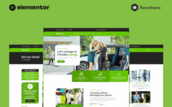 Caroze – Charging Station & EV Servicing Elementor Pro Full Site Template Kit
