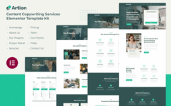Artion – Content Copywriting Services Elementor Template Kit