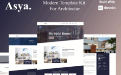 Asya – Modern Architecture Elementor Template Kit