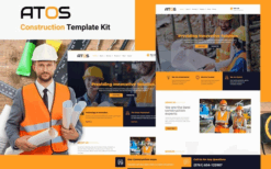 Atos – Construction Elementor Template Kit