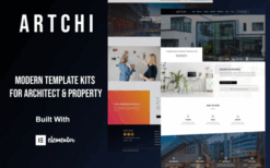 Artchi – Modern Architecture Elementor Template Kit
