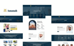 Amanah – Mosque & Islamic Center Elementor Template Kit