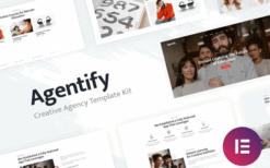 Agentify – Personal Portfolio for Creatives Elementor Template Kit
