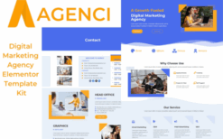 Agenci – Digital Marketing Agency Elementor Template Kit