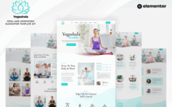 Yogashala – Yoga & Meditation Elementor Template Kit