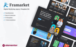 Framarket – Digital Marketing Elementor Template Kit
