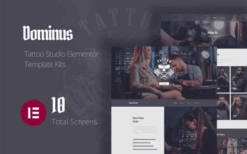 Dominus – Tattoo Studio Elementor Template Kits