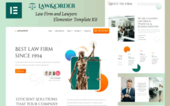 Law & Order – Law Firm and Lawyers Elementor Template Kit