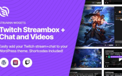 Struninn v1.0.1 Twitch Streambox with Chat and Videos