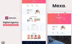 Mexa – Digital Agency Elementor Template Kit