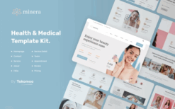 Minera – Skincare & Dermatology Elementor Template Kit