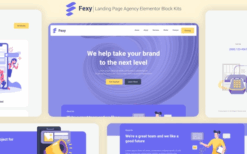 Fexy – Agency Landing Page Elementor Template Kit