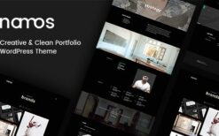 Namos v1.2.3 Creative One/Multi-Page Portfolio WordPress Theme