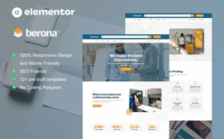 Berona – Printing & Design Service Elementor Template Kit
