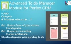 Advanced To do Manager Module for Perfex CRM v1.0.3