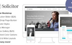 Solicitor v2.4 Law Business Responsive WordPress Theme