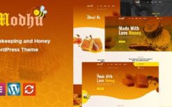 Modhu (v1.0.3) Beekeeping and Honey WordPress Theme