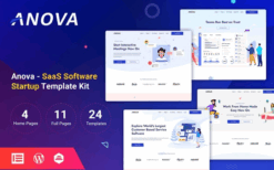 Anova – SaaS & Startup Elementor Template Kit
