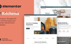 Kitchenia – Kitchenware & Cooking Utensils Store Template Kit