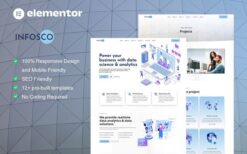 Infosco – Data Science & Analytic Service Elementor Template Kit
