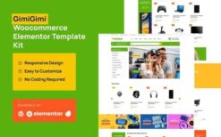 GimiGimi – Woocommmerce Elementor Template Kit