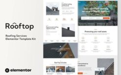 Rooftop – Roofing Service Elementor Template Kit
