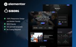 Siborg – Robotics & Technology Elementor Template Kit