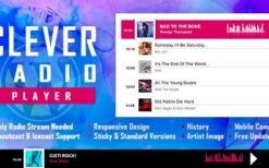CLEVER (v2.6.1) HTML5 Radio Player With History – Shoutcast and Icecast – WordPress Plugin
