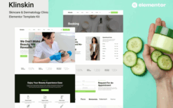 Klinskin – Skincare & Dermatology Clinic Elementor Template Kit