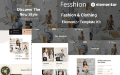 Fesshion – Fashion & Clothing Elementor Template Kit