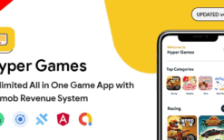 Hyper Games (v4.0.0) All in One Game App | AdMob | Unlimited Games | Android + iOS App