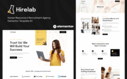 Hirelab – Human Resource & Recruitment Agency Elementor Template Kit