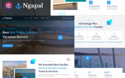 Ngapal – Sea Luxury Yatch Vacation Services Elementor Template Kit