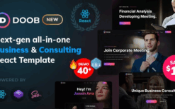 Doob (v1.4) Business and Consulting React Teamplate
