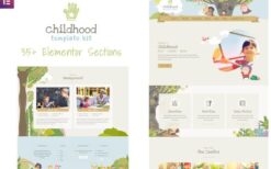 Childhood Kids – Child Care Center Elementor Template Kit