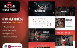 Xtreme – Fitness Elementor Template Kit