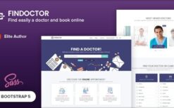 Findoctor (v2.1) Doctors directory and Book Online template