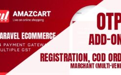 OTP add-on AmazCart Laravel Ecommerce System CMS v1.4