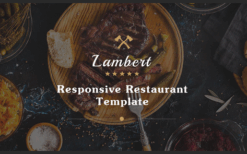 Lambert (v2.5.6) Restaurant / Cafe / Pub WordPress Theme
