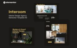Interoom – Interior Design & Architecture Elementor Template Kit