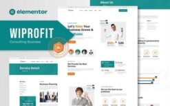 Wiprofit – Consulting Business Elementor Template Kit