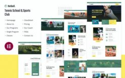 Netball – Tennis School & Sports Club Elementor Template Kit