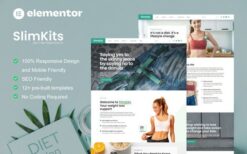 Slimkits – Weight Loss & Diet Program Elementor Template Kit