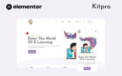 Tutturu E-Learning Service Elementor Template Kit