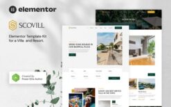 Scovill – Luxury Villa & Resort Elementor Template Kit