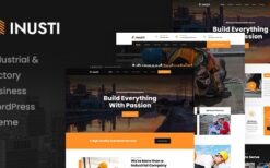 Inusti v1.1.9 Factory & Industrial WordPress Theme